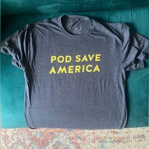Pod Save America Grey T-Shirt